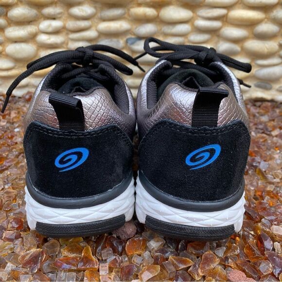 NIB New Nautilus Safety Footwear Spark CT Metallic Grey Silver Shoes 7.5M - Picture 11 of 16